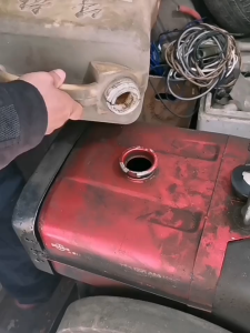 35cm Corong Bensin Filter Bahan Tebal Corong Bensin Saringan Mobil Motor