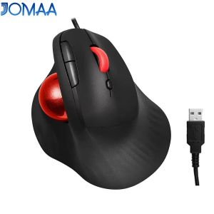 JOMAA | JOMAA Wired Ergonomic Trackball MouseSilent Easy Thumb Control MousePrecise & Smooth Tracking Mousefor PC LaptopTablet