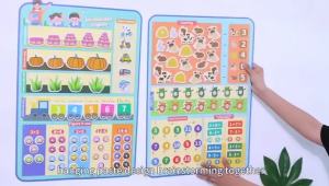 Kids calendar model arithmetic numbers wall chart clock cognitive numerical decomposition teaching aids enlightenment toys