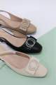 Brevinni Olivine Women Slingback Flatshoes || Sepatu Flat Tali Belakang Wanita. 