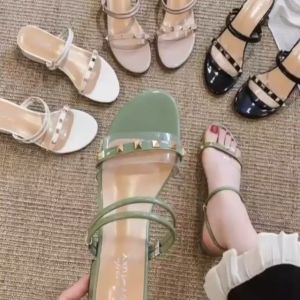 Khanz Collection Sepatu Heels mika Keylea/Sepatu Hak Tahu Mika/SANDAL HAK TAHU WANITA/HAK TAHU/SANDAL HIGH HEELS WANITA/SANDAL HAK MURAH WANITA/SANDAL HEELS 5CM