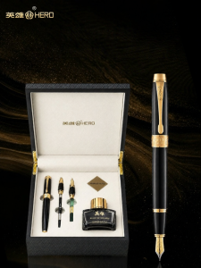 HERO | Custom Business Logo Bend Tip Fountain Pen
