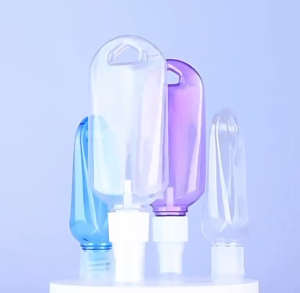 ZH301 60ml Travel Split  Bottle Disinfected Alcohol Spray Bottle Portable Liquild Alcohol Split Bottles with Hook