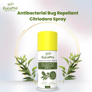 EucaPro 4-Pack Antibacterial Air Freshener Spray Combo - Lavender Eucalyptus Citriodora Tea Tree 100G
