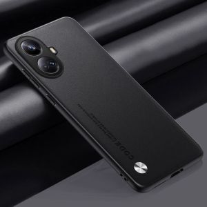 EUCAGR PU Leather Case For Realme 10 Pro+ Realme10Pro Back Cover Silicone Full Protection Phone Case For Realme 10 Pro Plus 5G