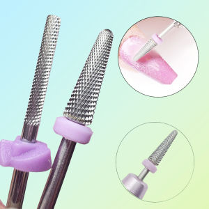 1/2Pcs 3/32" 5 in 1 XXF Professional Carbide Nail Drill BitsTungsten High-End Tungsten Steel Drill Bits Tech Cuticle Bit Fast