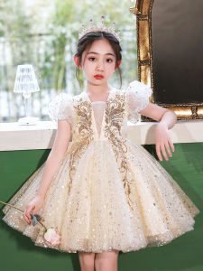 Dinielephant | Summer Princess Puffy Childrens Festival Dress