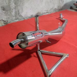 KNALPOT FIZR STANDAR RACING FULL CHROME