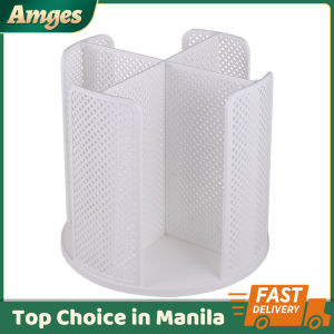 Desktop Rotating Grid Paper Cup Holder Multifunctional Storage Rack Seasoning Rack Shelf Desktop Grid Cosmetics Rack
