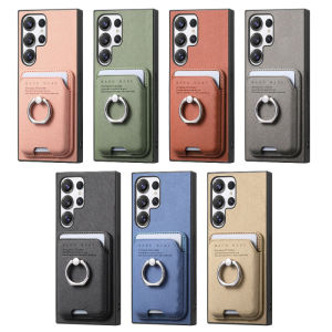 2 In 1 Anti Slip Wallet Case For Samsung Galaxy S27 S26 S25 S24 S23 S22 Ultra Plus FE Edge Magnetic Phone Cover With Card Holder
