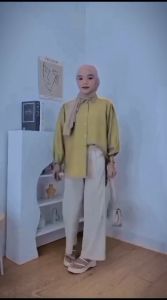 Desain Kemeja Polos Wanita: Atasan Wanita Terbaru dengan Bahan Polo Linen Tebal Halus