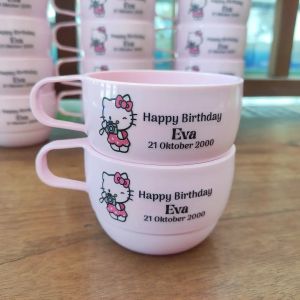 25pcs cangkir souvenir ulang tahun aqiqah tasyakuran baby born