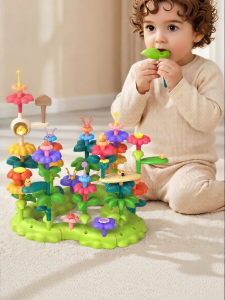 KUB | Garden Plug and Play Building Blocks for 1-3 Year Olds Gift