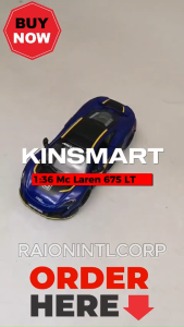 Kinsmart 1:36 Mc Laren 675 LT Diecast Collectible Model Toy Car RIC (17625) Raion