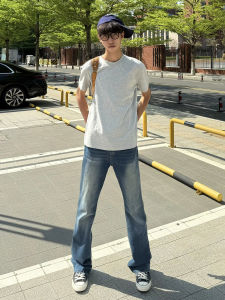 LIUBU | Slimming Fit Straight Denim Pants
