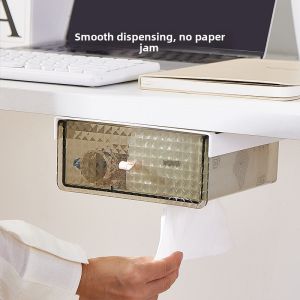 Desktop Tissue Box Drawer Organizer