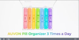 21 กล่องยาดำ กล่องพลาสติกแบบพกพา กล่องบรรจุภัณฑ์ยา - เจ็ดวัน สัปดาห์