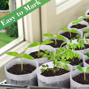 Seedling Plant Growing Bags Biodegradable Non-Woven Nursery Pots for Home Gardening – Ideal for Outdoor Gardening