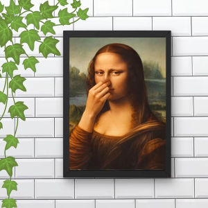 Funny Mona Lisa Jigsaw Puzzle 500/1000/1200/2000PCS Paper Puzzle Toilet Humor Art Relaxing Game Home Decor Gift