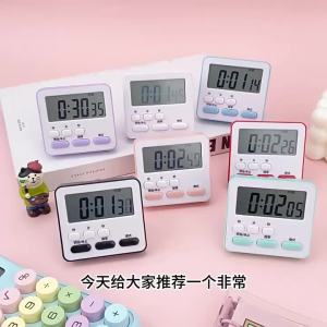 Digital Display Cooking Alarm Clock Kitchen Timer Sleep Stopwatch Clock House Countdown Kids Student Learning Time Manager