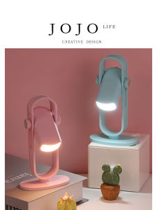 Mr. Grocery Simple Oval/Square LED Charging Table Lamp USB Digital Accessories Brown Dust Digital Peripherals USB Light