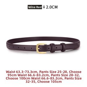 BILLI ZILLY | All-matching Thin Womens Belt Black