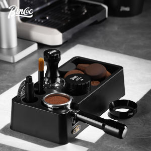 BINCOO ชุดที่อัดกาแฟอเนกประสงค์สำหรับวางแป้งฝุ่นเครื่องชงกาแฟเอสเพรสโซชุดเก็บค้อนขนาด51/58มม.