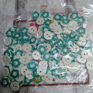 Kancing Sakura Warna Warni (144 pcs) 13mm (13 cm)