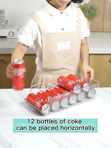 Kotak Penyimpanan Peti Sejuk Refrigerator Organizer Box Can Holder Transparent Storage Box Vegetable Fruit Storage Box Container Kitchen 冰箱收纳盒