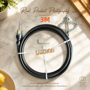 Drill Driven Drain Cleaning Kit Galvanized Chain Drain Snake Flexible Pipe Unblocker for 50-75mm Kitchen Bathroom Sink Sewer