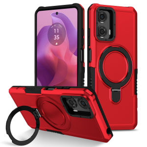 เกราะหรูหราสําหรับMoto G04 G04S G14 G22 G24 E13 E14 E32 G34 G54 G84 5Gผู้ถือแหวนสไลด์เลนส์ฝาครอบโทรศัพท์กันกระแทก