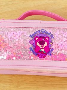 Disney | Disney Stitch Hộp Đựng Bút Chì Dung Tích Lớn Nhiều Lớp Túi Đựng Văn Phòng Phẩm Cho Học Sinh Trung Học Túi Hình Chữ Nhật Polyester