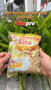 Bột đậu nành hạt sen mật ong Vitapro (thùng) tiện lợi - dinh dưỡng