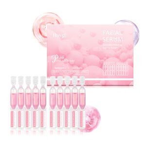 Hoygi เซรั่มสีชมพูวันเดียวกระชับปรับรูขุมขนให้ความชุ่มชื้นผิวขาดน้ำ20มล.（2มล.*10）