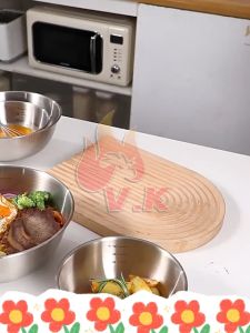 3PCS Stainless Steel Mixing Bowl Set with Lids Multi-Size Kitchen Utensils for Baking Mixing & Serving Heat-Resistant