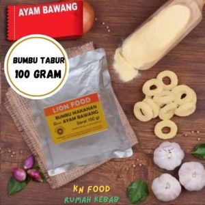 Bumbu tabur ALA SHIHLIN LION FOOD rasa ayam bawang kemasan 100gr.
