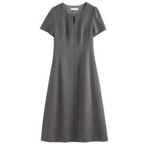 DUSHU | Plus Size Elegant French Style Simple Dress