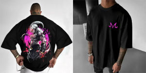 Dragon Ball Motif T-Shirt - 100% Cotton Breathable Moisture-Absorbent Heat-Resistant Trendy Design Perfect for Casual Wear