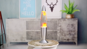 Lava Lamp Aluminum Alloy for Home Decor Magma Lamp for Holiday Desk Party