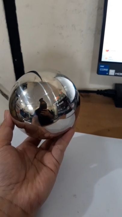 Bola stainless steel 4inch aksesoris stainless steel | Lazada Indonesia