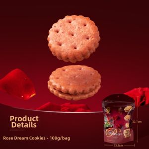 Black Truffle Iberian Ham Rose Mushroom Pepper Biscuits
