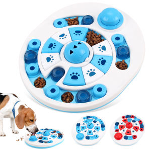 Dog Slow Feeder Food Dispenser Interactive Training Increases Puppy IQ Anti Choking Puzzle Toys Fun Anti Slip Bowl Pet Supplies