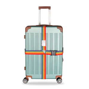 สายรัดกระเป๋าเดินทาง Cross Strap ปลอดภัย ป้องกันการเคลื่อนไหวในระหว่างการขนส่ง สายรัดกระเป๋าเดินทางแบบ Cross Strap ที่ทนทาน