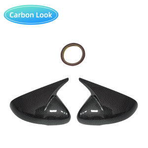 For KIA Stinger 2018 2019 2020 2022 2023 Car body side door rearview mirror cover ABS covered with carbon fiber pattern