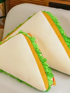 QIAOSHANG | Fun Giant Sandwich Shaped Plush Pillow