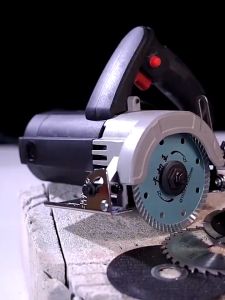 2380W Circular Saw Wood Plastic Cutter Blade Cutting Saw Machine+2 Blade mesin potong kayu