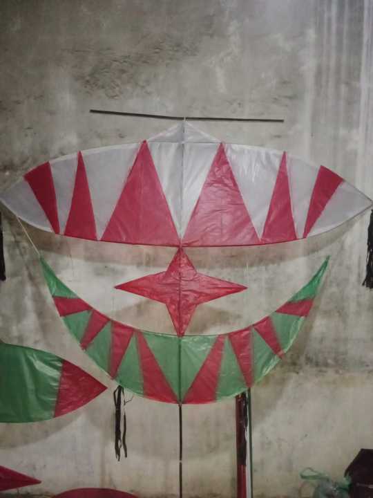 layangan model bulan bintang (rangka rakitan) | Lazada Indonesia