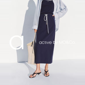 MO&Co. | Elastic Waist Straight Skirt