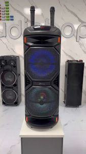 Dual 8-inch speakers Large speakers Square Dance outdoor portable wireless microphone karaoke microphone card stereo