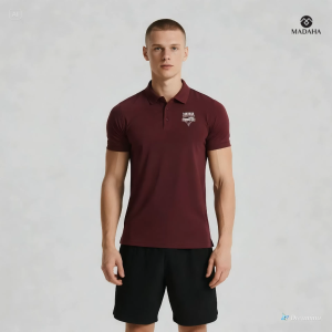 Madaha Polo shirt Dry Fit Kaos Kerah Jersey Olahraga Basketball Basket